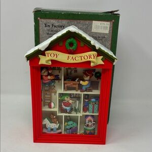 Vintage 1991 Enesco Small World of Music Toy Factory Figurine